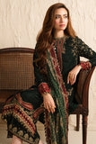 3 Piece - Unstitched Fully Embroided Velvet Suit JZ-999