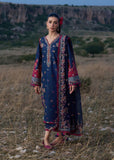 Dhanak Fabric -3 Piece Unstitched Embroidered Dress With Embroidered Chiffon Dupatta HR-3005