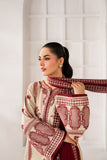 BQ 2950 - 3 Piece Unstitched Heavy Embroidered Dhanak Fabric With Embroidered Dhanak Shawl