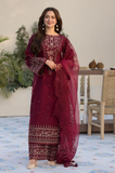 3 Piece - Unstitched Fully Embroidered Lawn Fabric QL-2685
