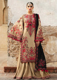 3 Piece - Unstitched Fully Embroided Dhanak Fabric HR-690