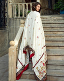 3 Piece - Unstitched Fully Embroidered Dhanak Fabric