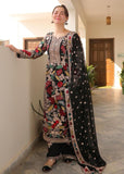 RR 2935 - Piece Unstitched Embroidered Dhanak Fabric With Embroidered Chiffon Dupatta