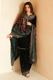 3 Piece - Unstitched Fully Embroided Velvet Suit JZ-995