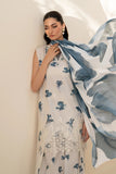 UNSTITCHED - 3 Piece Chicken Kari Embroidered Lawn Fabric IZ-239 A
