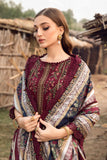 3 Piece - Unstitched Fully Embroidered Dhanak Fabric