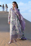 UNSTITCHED - 3 Piece Digital Printed and Embroidered Lawn Fabric