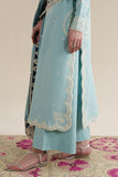 Dhanak Fabric - 3 Piece Unstitched Fully Embroidered Dress