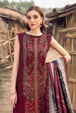 3 Piece - Unstitched Fully Embroidered Dhanak Fabric
