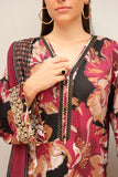 3 Piece - Unstitched Digital Printed Khaddar Fabric BQ-39