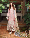 3 Piece - Unstitched Embroidered Lawn Fabric