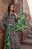 3 Piece Unstitched Digital Printed Linen Fabric With Linen Dupatta MB-113