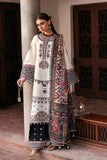 JZ 2800 - 3 Piece Unstitched Embroidered Dhanak Fabric with Printed Dupatta
