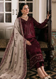NR 2975 - 3 Piece Unstitched Embroidered Dhanak Suit With Embroidered Dhanak Shawl