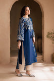 3 Piece - Unstitched Embroidered Lawn Fabric with Embroidered Chiffon Dupatta
