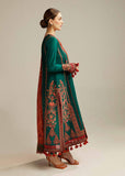 3 Piece - Unstitched  Fully Embroidered Lawn Suit With Printed Lawn Dupatta SP-525
