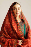 3 Piece - Unstitched Fully Embroidered Dhanak Fabric MB-525