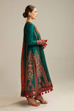 3 Piece - Unstitched Fully Embroidered Dhanak Fabric MB-525
