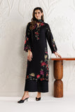 IZ 2955 - 3 Piece Unstitched Embroidered Dhanak Fabric With Printed Shawl