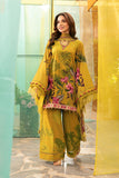 3 Piece - Unstitched Digital Printed Lawn Fabric MB-484