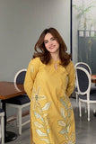 2 Piece - Unstitched Embroidered Lawn Fabric