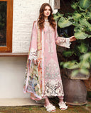 3 Piece - Unstitched Embroidered Lawn Fabric