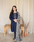 3 Piece - Unstitched Embroided Dhanak Fabric MB-830