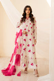 UNSTITCHED - 3 Piece Chicken Kari Embroidered Lawn Fabric IZ-239 B