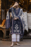 3 Piece - Unstitched Fully Embroidered Dhanak Fabric