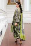 3 Piece - Unstitched Digital Printed Khaddar Fabric With Embroidered Laces