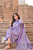 3 Piece - Unstitched Fully Embroidered Lawn Fabric