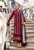 3 Piece Unstitched - Luxury Lawn Embroided Dress MA-48