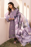 3 Piece - Unstitched Digital Printed Lawn Fabric With Lawn Dupatta