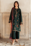 3 Piece - Unstitched Embroidered Dhanak Fabric JZ-580