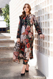 3 Piece - Unstitched Digital Printed Khaddar Fabric BQ-35