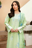 3 Piece - Unstitched Embroidered Lawn Fabric ZS-2630