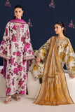 UNSTITCHED - 3 Piece Digital Printed Lawn Fabric With Lawn Dupatta
