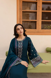 3 Piece - Unstitched Fully Embroidered Dhanak Fabric LM-585