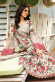 3 Piece - Unstitched Digital Printed Lawn Fabric With Embroidered Laces