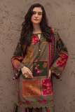 3 Piece - Unstitched Digital Printed Khaddar Fabric CH-78