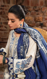 3 Piece - Unstitched Fully Embroided Dhanak Fabric With Wool Shawl MB-715