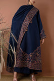 BT 2880A - 3 Piece Unstitched Embroidered Dhanak Fabric With Embroidered Dhanak Shawl