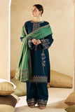 3 Piece - Unstitched Fully Embroided Lawn  Fabric With Embroided Lawn Dupatta