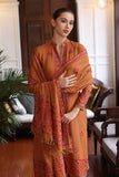 3 Piece - Unstitched Fully Embroided Dhanak Fabric With Embroided shawl