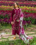 3 Piece - Unstitched Embroidered Lawn Fabric MS-2750