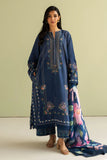 3 Piece - Unstitched Digital Printed Lawn Fabric BQ-421