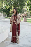 3 Piece - Unstitched Fully Embroidered Dhanak Fabric KD-910