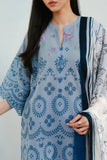 3 Piece - Unstitched Embroidered Lawn Fabric CO 2610