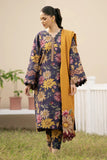 3 Piece - Unstitched Digital Printed Lawn Fabric BQ-402