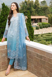 3 Piece - Unstitched Fully Embroided Lawn Fabric MB-510